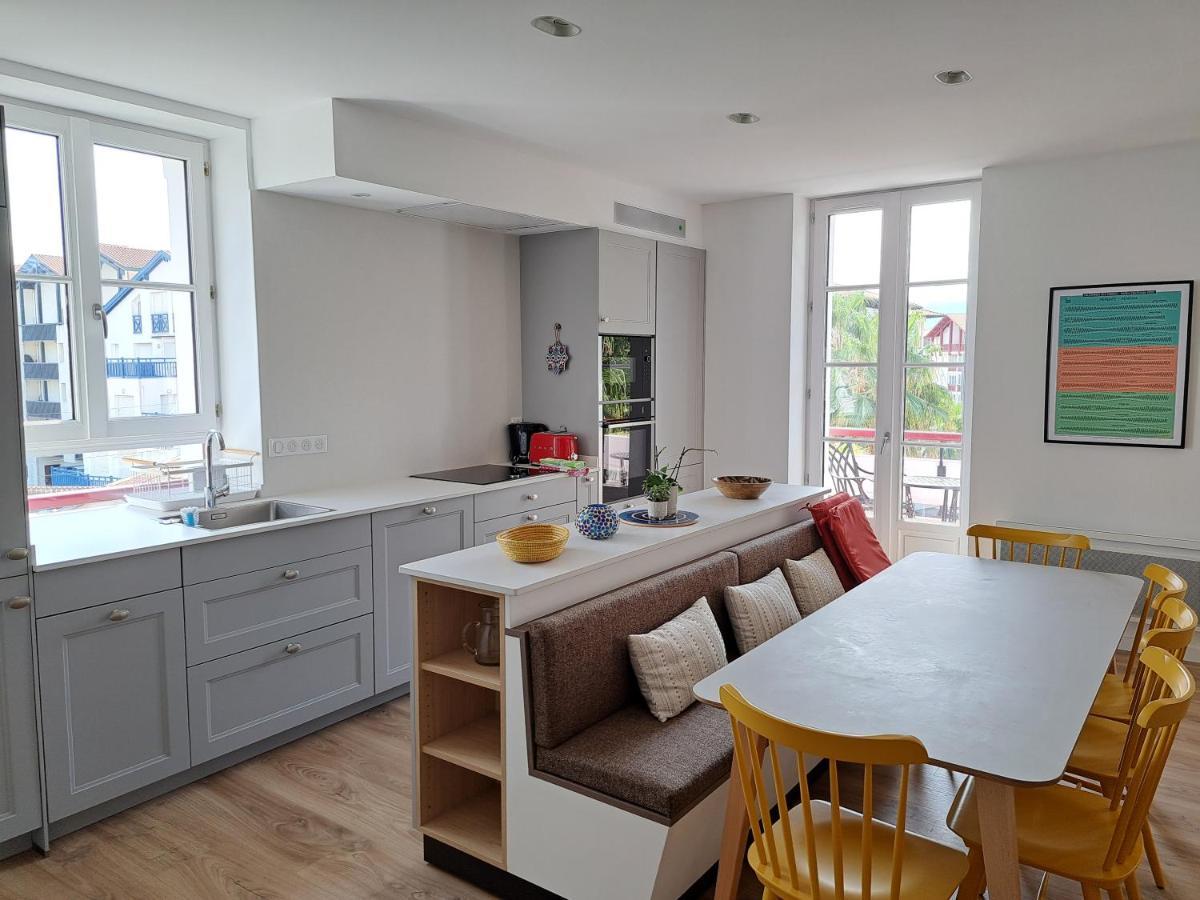 Superbe Appartement T3 Au Centre Plage .Parking Hendaye Ngoại thất bức ảnh