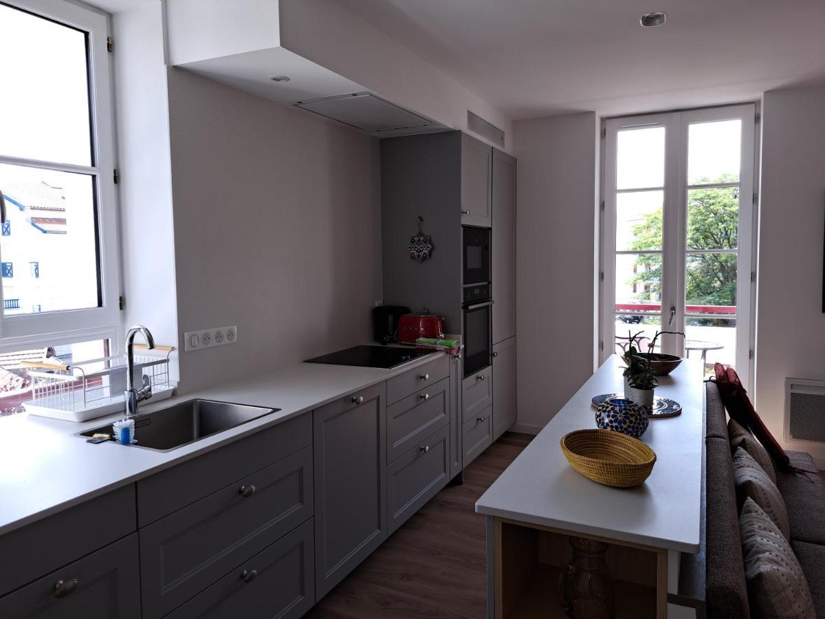 Superbe Appartement T3 Au Centre Plage .Parking Hendaye Ngoại thất bức ảnh