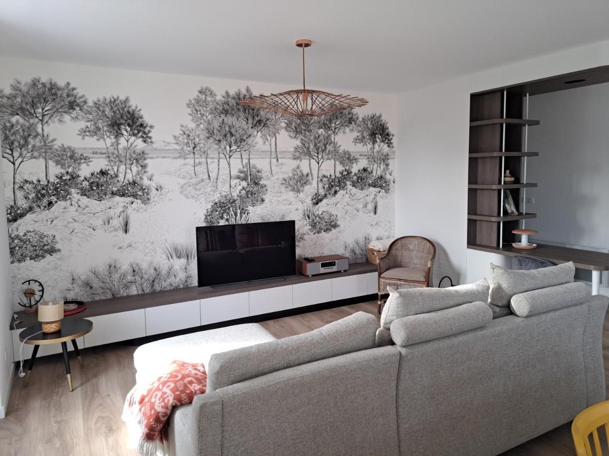 Superbe Appartement T3 Au Centre Plage .Parking Hendaye Ngoại thất bức ảnh